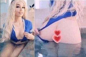 Belle Delphine Swimsuit Pool Snapchat Lewds thothub on fangals.org