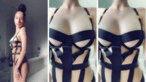 Bhad Bhabie black lingerie thothub on fangals.org