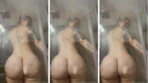 Jen Bretty fat ass in the shower thothub on fangals.org