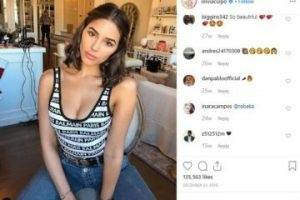 Olivia Culpo Nude Nip Slip Instagram Live Video on fangals.org