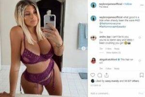 Neybron James Nude Porn Video Leak on fangals.org