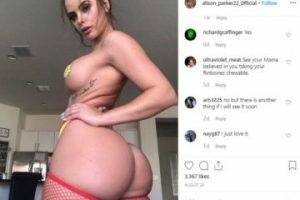 Allison Parker Lesbian BDSM Nude Porn Instagram Model on fangals.org