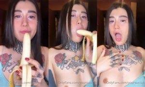 Yoursuccub leaked Banana Sucking Onlyfans Video on fangals.org