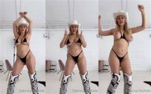 Sabrina Nichole Leaked Cowgirl Dance Onlyfans Video on fangals.org