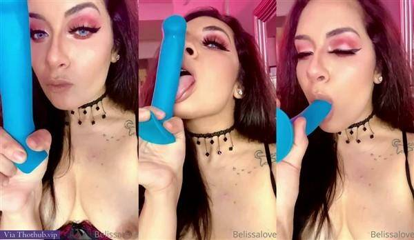 Belissalove Nude Dildo Sucking Video on fangals.org