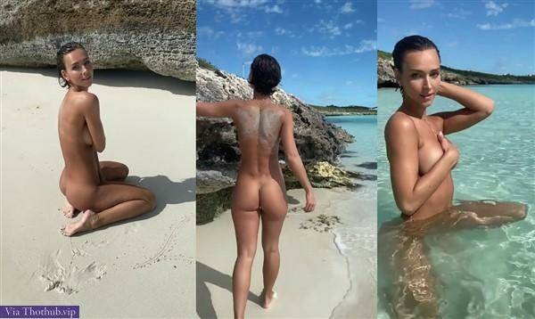 Rachel Cook Nude Teasing at Beach Video on fangals.org