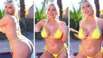 Tara Babcock Youtuber Yellow Bikini Video Leaked on fangals.org