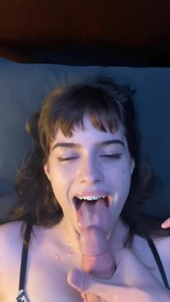 Cute Teen Facial compilation part 2 on fangals.org