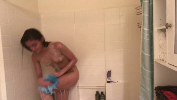 Emily Willis taking a shower before I stretched my ass out onlyfans porn videos on fangals.org