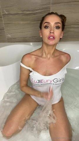 Luxury Girl OnlyFans - 15 April 2020 - Bath Tub Teasing on fangals.org