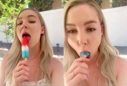 STPeach Popsicle Blowjob Outdoors Video Leaked on fangals.org