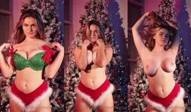 Megan Guthrie Nude Boobs Teasing in Christmas Video Premium on fangals.org