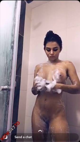 UnikornTV Latina shower masturbating snapchat premium xxx porn videos on fangals.org