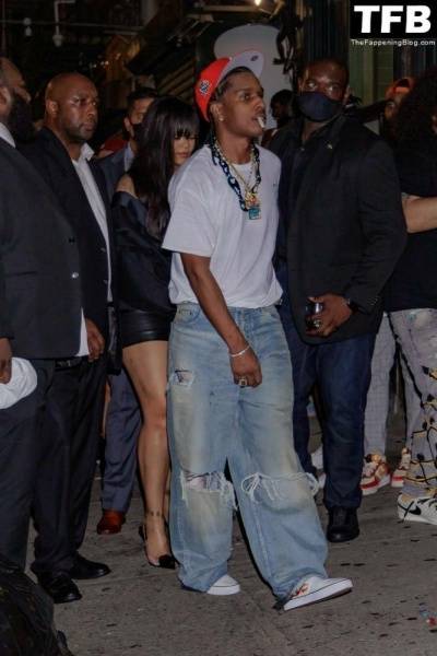 Rihanna & ASAP Rocky Have a Wild Night Out For the Launch in New York on fangals.org