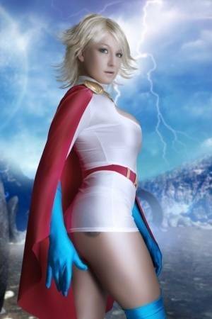 Power Girl Kara Zor L, Karen Starr nude cosplay on fangals.org