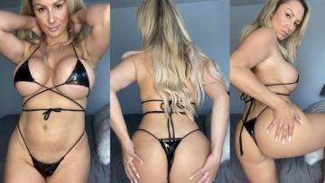 Swedish Bella Nude Black Bikini Tease Video Leaked - Sweden on fangals.org