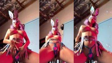 Darshelle Stevens Bunny Cosplay Nude Video Leaked on fangals.org