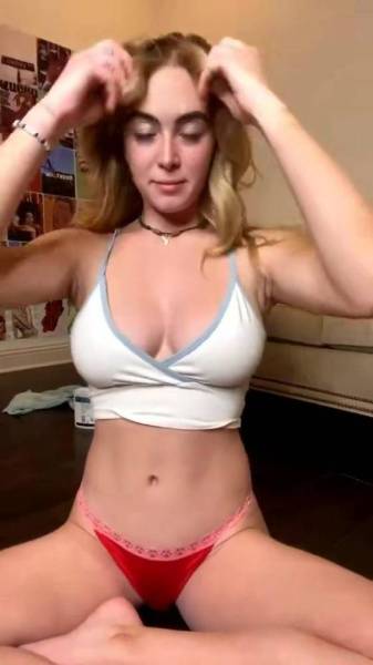 Grace Charis Topless Stretching Livestream Video Leaked on fangals.org