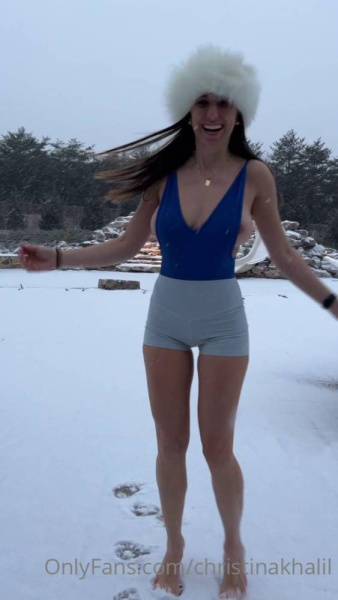 Christina Khalil Nipple Tease Snow Bodysuit Onlyfans Video Leaked - Usa on fangals.org