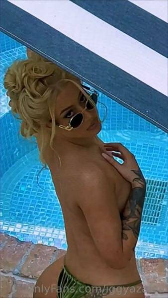 Iggy Azalea Nude See-Through Pool Onlyfans Video Leaked on fangals.org