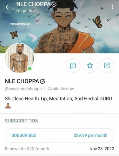 Nle Choppa Nude Onlyfans (SLUT ME OUT) Leak! on fangals.org