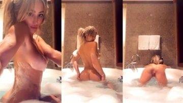 Stefanie Gurzanski Nude Bathtub Porn Video Leaked on fangals.org