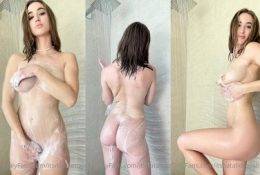 Natalie Roush Nude Soapy Shower Video Leaked on fangals.org