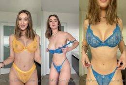 Natalie Roush Nipples See Through Lingerie Video Leaked on fangals.org