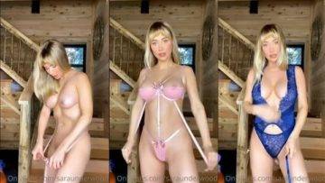 Sara Underwood Nude Lingerie Try On Video Leaked on fangals.org