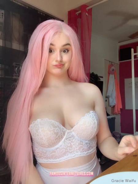 Gracie waifu playing w/ her tits onlyfans leak xxx premium porn videos on fangals.org