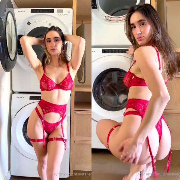 Natalie Roush OF Step Bro I’m Stuck Laundry Day Video on fangals.org