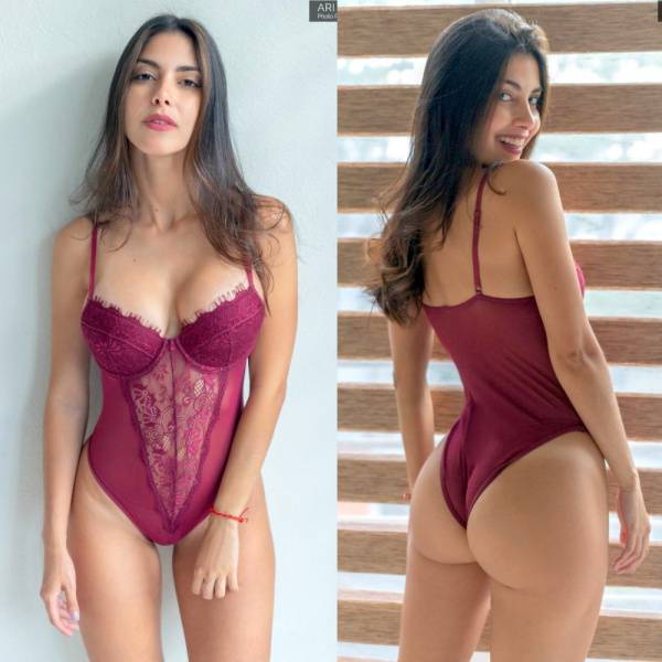 Ari Dugarte One-Piece Purple Lingerie Patreon Set Leaked - Venezuela on fangals.org