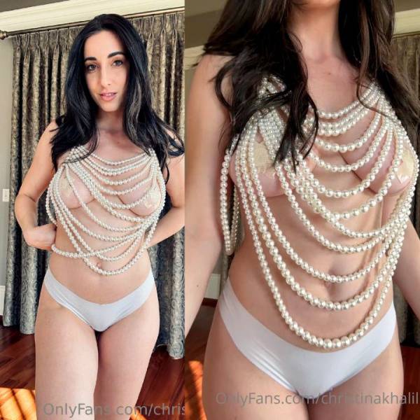 Christina Khalil Nipple Beaded Pasties Onlyfans Video Leaked - Usa on fangals.org