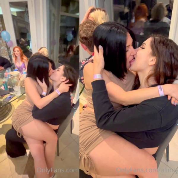 Alinity Fandy Hot Lesbian French Kiss PPV Video Leaked - France on fangals.org