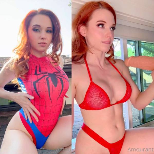 Amouranth MJ Spider Girl Handjob PPV Onlyfans Video Leaked on fangals.org