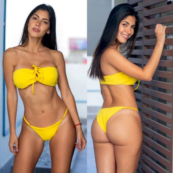 Ari Dugarte Yellow Bandeau Bikini Patreon Set Leaked - Venezuela on fangals.org