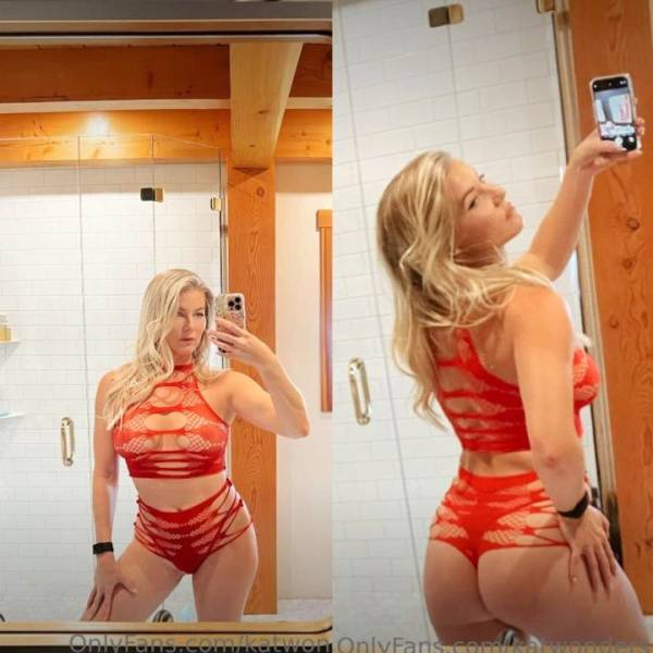 Kat Wonders Red Lingerie Selfies Onlyfans Set Leaked on fangals.org