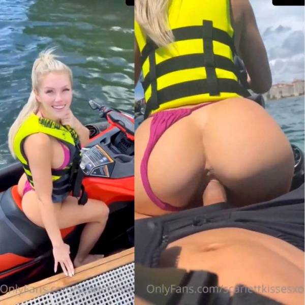 ScarlettKissesXO Sex On A Jet Ski OnlyFans Video Leaked - Usa on fangals.org