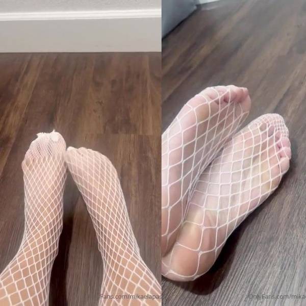 Mikaela Pascal Feet Fishnet PPV Onlyfans Set Leaked on fangals.org