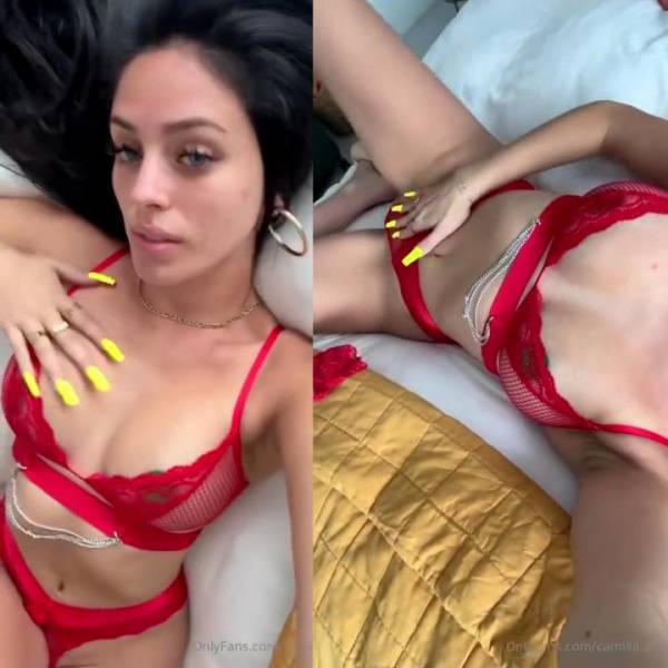 Camilla Araujo POV Selfie Lingerie OnlyFans Video Leaked on fangals.org