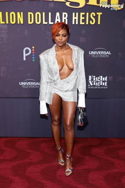 Taraji P. Henson Displays Her Sexy Boobs at the ‘Fight Night: The Million Dollar Heist’ Premiere (55 Photos) on fangals.org