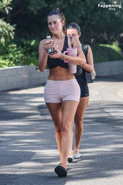 Anastasia Karanikolaou Shows Off Her Sculpted Abs with a Friend in Brentwood (60 Photos) on fangals.org