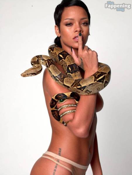 Rihanna Strips Sexy & Topless – GQ 2013 (67 Outtake Photos) on fangals.org